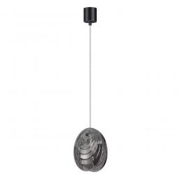 Odeon light 5038/1 MODERN ODL24 295 черный/дымчатый/металл/стекло Подвес G9 1*40W MUSSELS  - 1 купить